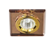 Встраиваемый светильник Feron 8170-2 коричневый золото
